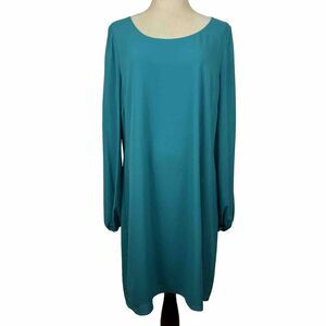 Belle Badgley Mischka Long Sleeve Shift Dress‎ Size 14